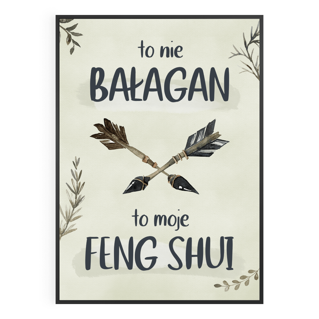 Plakat Feng Shui - Kolekcja Boho