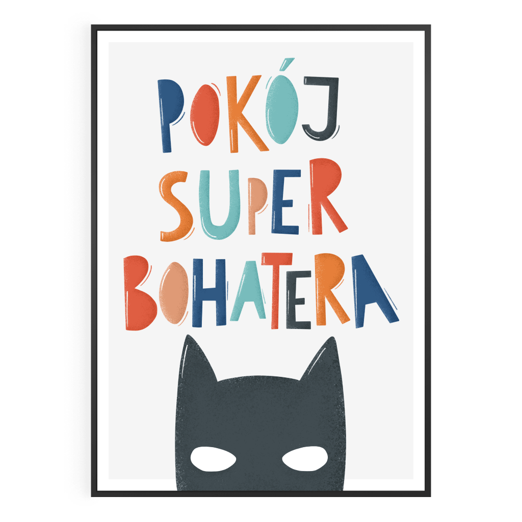 Plakat Pokój Superbohatera - Kolekcja ABC