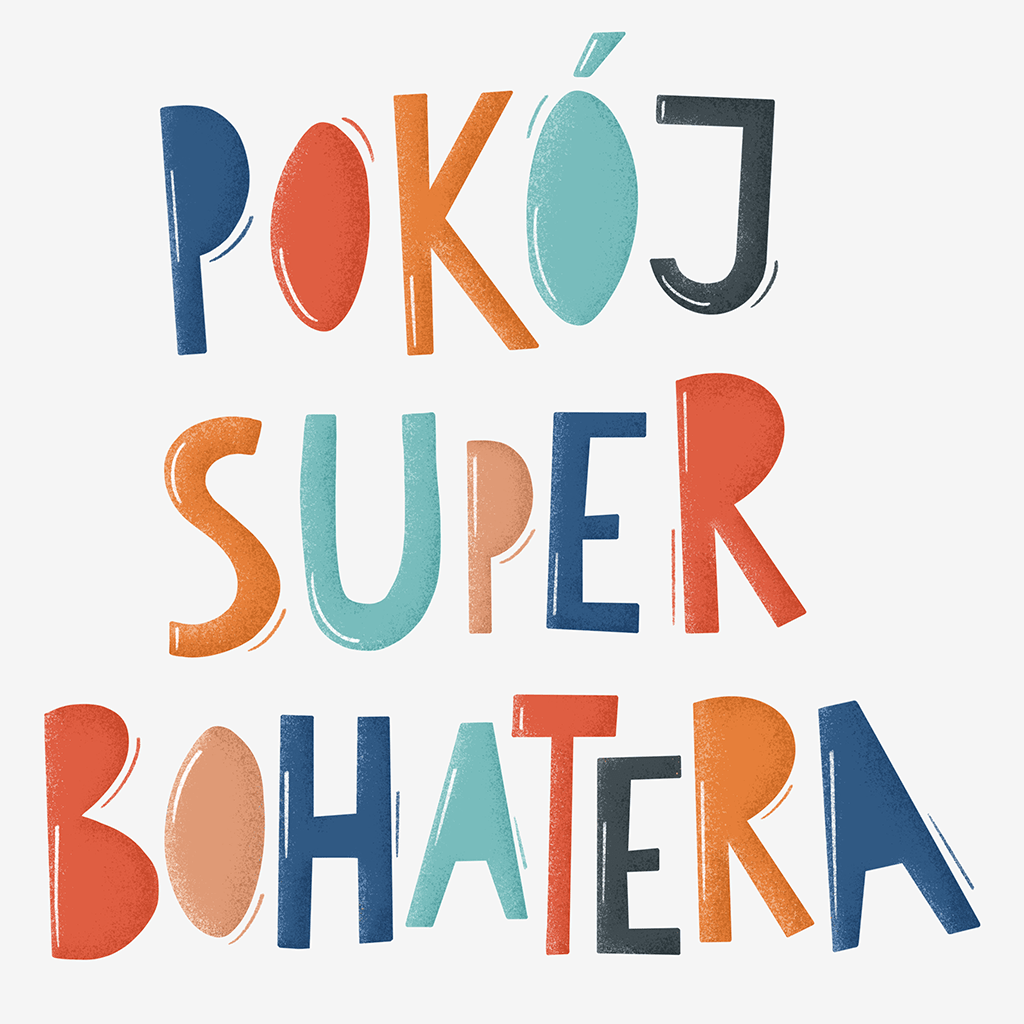 Plakat Pokój Superbohatera - Kolekcja ABC