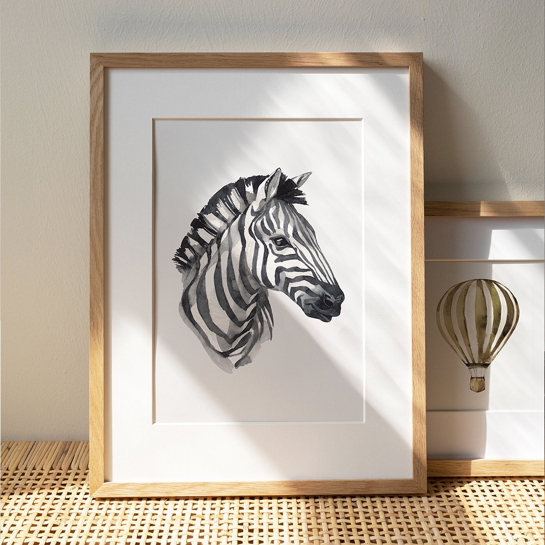 Plakat Zebra - Kolekcja Safari